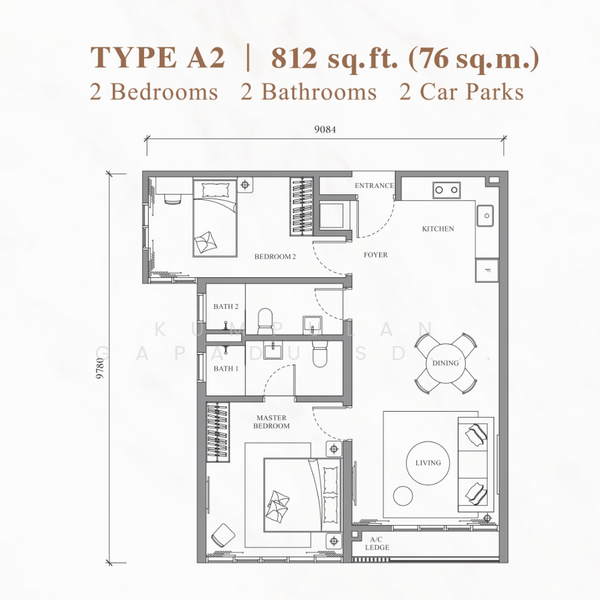Kondominium untuk Dijual di River Park Bangsar South - Kumpulan Gapadu Sdn Bhd - PropertyGuru.com.my