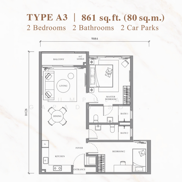 Kondominium untuk Dijual di River Park Bangsar South - Kumpulan Gapadu Sdn Bhd - PropertyGuru.com.my