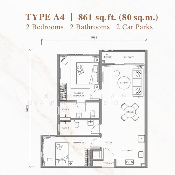 Kondominium untuk Dijual di River Park Bangsar South - Kumpulan Gapadu Sdn Bhd - PropertyGuru.com.my