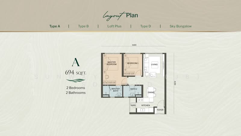 Service Residence for Sale at Sunway LakeHills - Sunway City (JB) Sdn Bhd - PropertyGuru.com.my