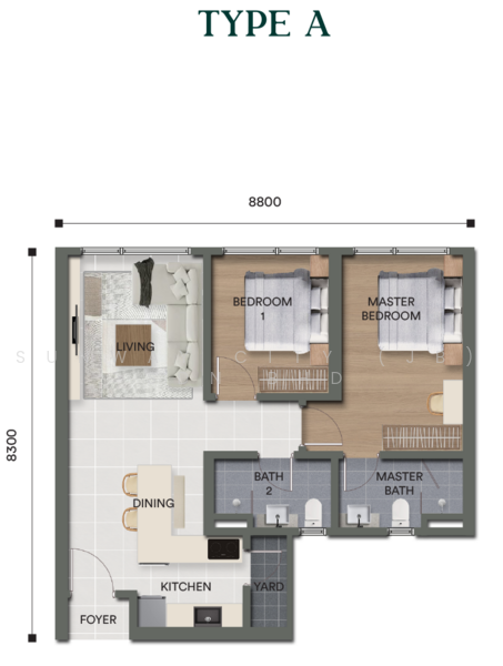 Service Residence for Sale at Sunway LakeHills - Sunway City (JB) Sdn Bhd - PropertyGuru.com.my
