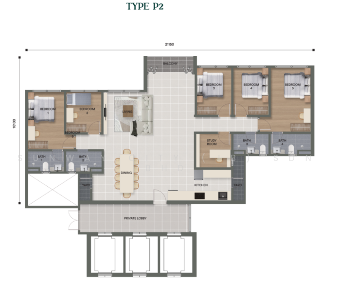 Service Residence for Sale at Sunway LakeHills - Sunway City (JB) Sdn Bhd - PropertyGuru.com.my