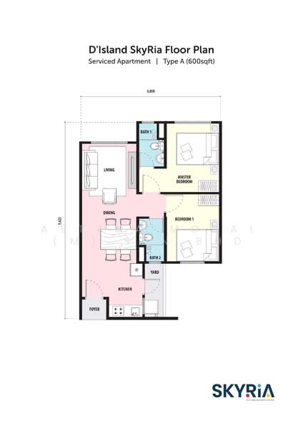 Service Residence for Sale at SkyRia - Astana Modal (M) Sdn Bhd - PropertyGuru.com.my
