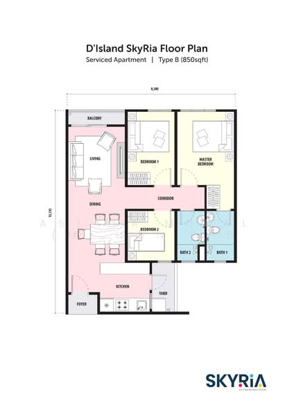 Service Residence for Sale at SkyRia - Astana Modal (M) Sdn Bhd - PropertyGuru.com.my
