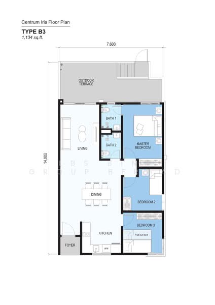 Service Residence for Sale at Centrum Iris - LBS Bina Group Berhad - PropertyGuru.com.my