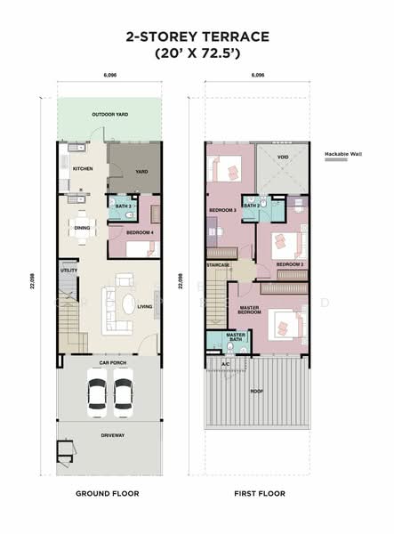 Rumah Teres 2 Tingkat untuk Dijual di D'Island (Puchong) - LBS Bina Group Berhad - PropertyGuru.com.my