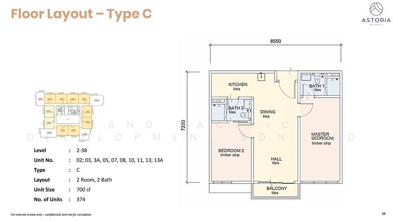 Servis Apartment untuk Dijual di Astoria Ceylon - Land Pacific Development Sdn Bhd - PropertyGuru.com.my
