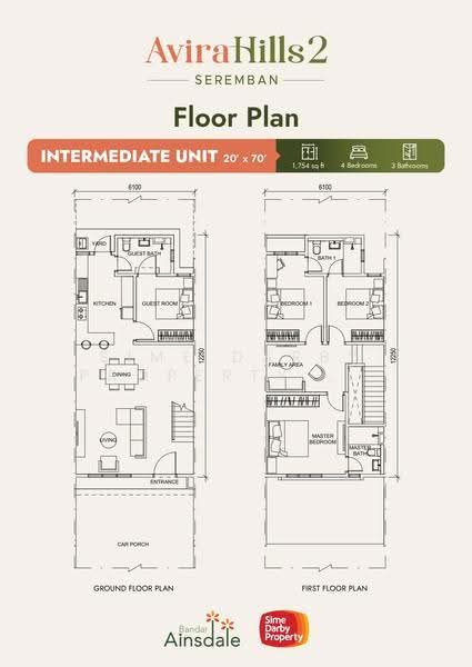 Rumah Teres 2-Tingkat untuk Dijual di Bandar Ainsdale (Seremban) - Sime Darby Property Berhad - PropertyGuru.com.my