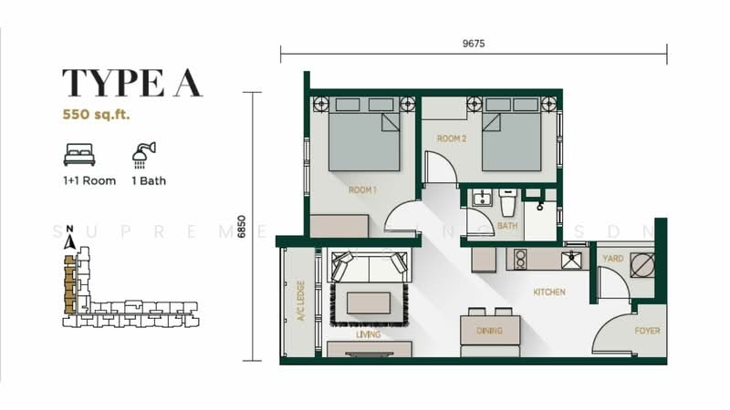 Servis Apartment untuk Dijual di M Terra - Supreme Springs Sdn Bhd - PropertyGuru.com.my