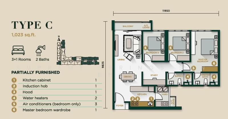 Servis Apartment untuk Dijual di M Terra - Supreme Springs Sdn Bhd - PropertyGuru.com.my