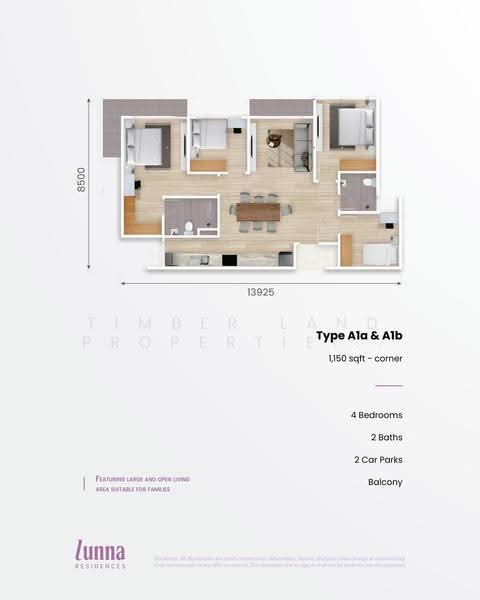 Service Residence for Sale at Lunna Residences - Timber Land Properties Sdn Bhd - PropertyGuru.com.my