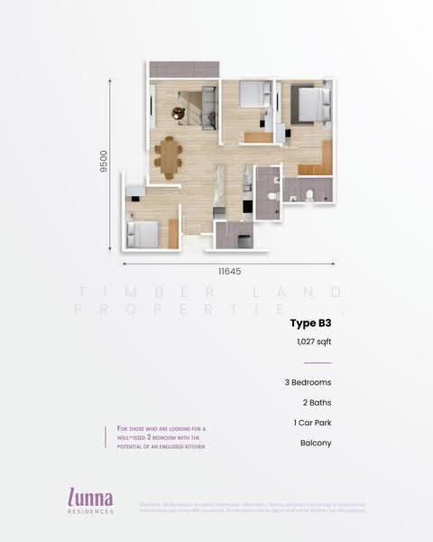 Service Residence for Sale at Lunna Residences - Timber Land Properties Sdn Bhd - PropertyGuru.com.my