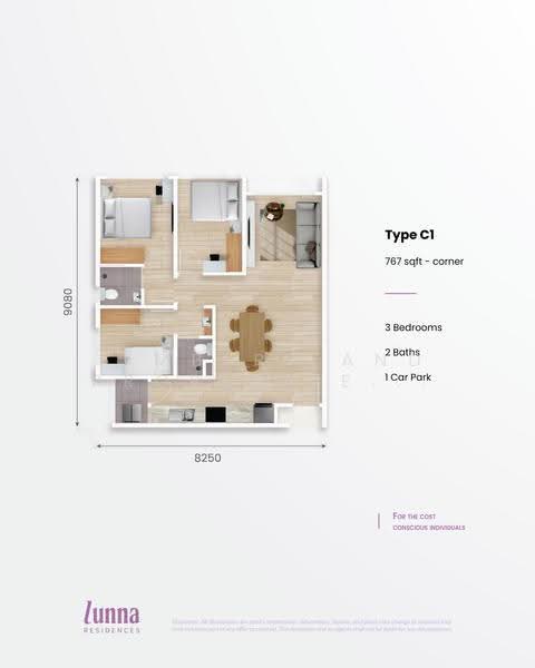Service Residence for Sale at Lunna Residences - Timber Land Properties Sdn Bhd - PropertyGuru.com.my