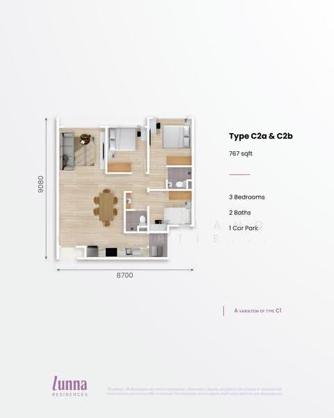 Service Residence for Sale at Lunna Residences - Timber Land Properties Sdn Bhd - PropertyGuru.com.my