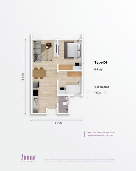 Service Residence for Sale at Lunna Residences - Timber Land Properties Sdn Bhd - PropertyGuru.com.my