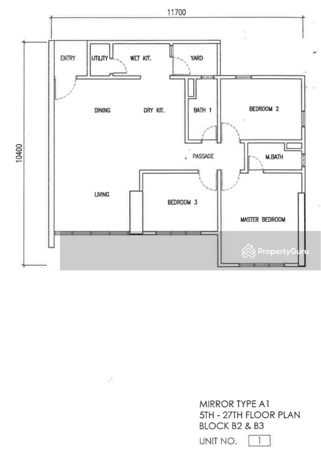 Emerald Residence, Cangkat Bukit Belah, Telok Kumbar, Penang, 1 Bedroom ...